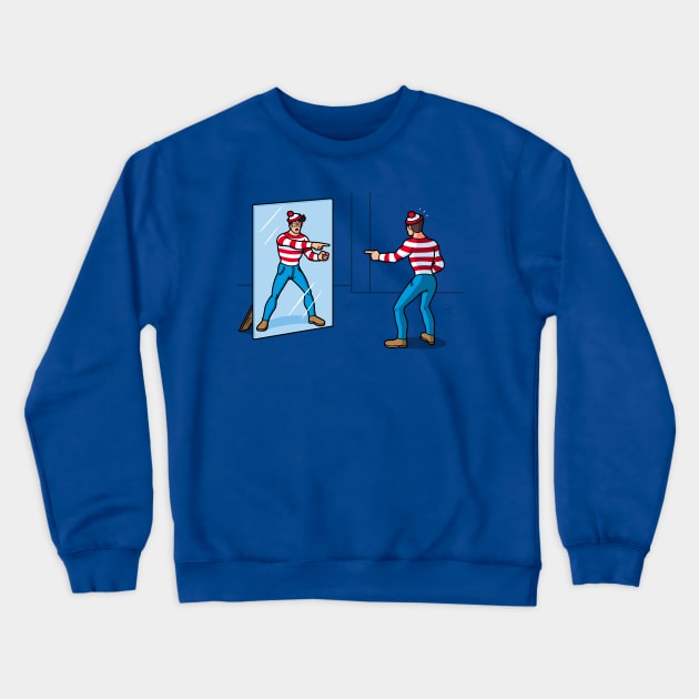 Finding Himself! Crewneck Sweatshirt by Raffiti